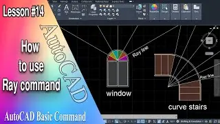 How to use Ray command in AutoCAD