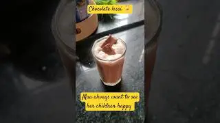 How To Make Chocolate 🍫 Lassi At Home 🏡 #colddrink #chocolatelassi #lassi  #summerspecialdrinks