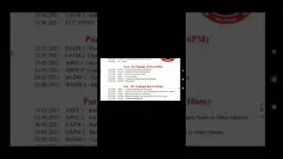 RU exam Time Table 2021 for Bcom Pass course Regular and Non college
