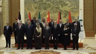 China FM welcomes counterparts from Saudi Arabia, Egypt, Jordan and Palestinian Authority