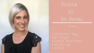 Wig Review:  Victoria by Jon Renau in Sleet (60s18)