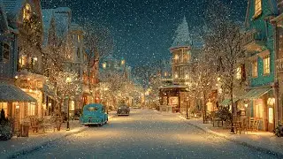 Vintage Christmas Jazz 1940s 🎄 Cozy Storybook Caf&eacute; Ambience
