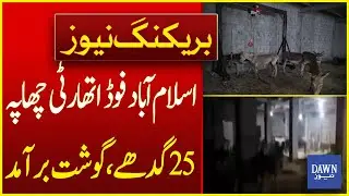 Islamabad: Food Authority Raids, 25 Donkeys and Meat Recovered | Breaking News | Dawn News