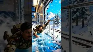 Army Hero Risked His Life to Save Everyone on Train😨😨 | #ai#animation#viral#viralvideos