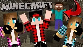 O HEROBRINE APARECEU PRA GENTE !!! MINECRAFT SOBREVIVÊNCIA #3 - Estevão, Milla e Milly