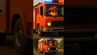 fire truck cartoon, firefighter for kids, rescue cars, fire rescue cartoon, brave boy
