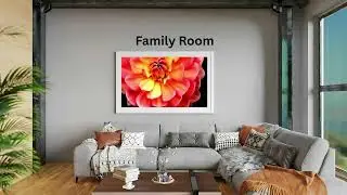 SL Timeless Moments: Macro Orange Dahlia Digital Wall Art