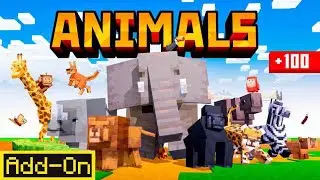 Animals Add-On  Minecraft Marketplace OFFICIAL TRAILER