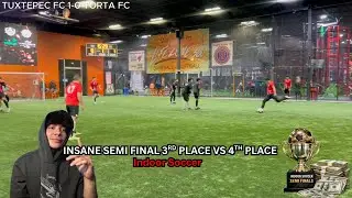 INSANE INDOOR SOCCER SEMI FINAL 3RD PLACE VS 4TH PLACE!!! EP 13