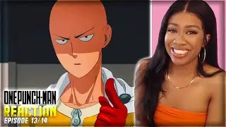 SAITAMA'S NEW RIVAL 👊🏽 | One Punch Man (ep. 13 & 14) Reaction