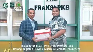 Antoni Shidarta Temui Ketua Fraksi PKB DPRD Riau