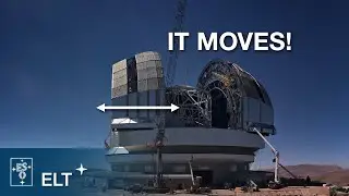 The Extremely Large Telescope doors move for the first time