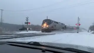 Amtrak 48 and 64 in Utica and at Reber Road 