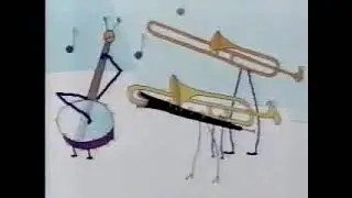 Classic Sesame Street 8Bit animation - Mr. Tuba and his band plays 
