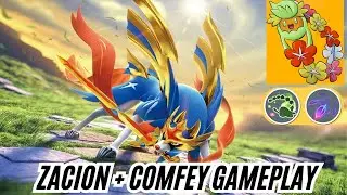 GLOBLE RANK ZACIAN + COMFEY FULL GAMEPLAY IN POKEMON UNITE || pokemon unite