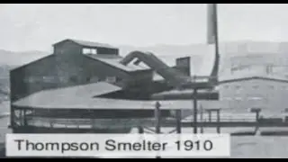 Drone footage of the old Thompson Smelter, Lyon County, Nevada.