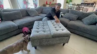 Review - Iabifo Lift-Top Ottoman, Large Storage Coffee Table