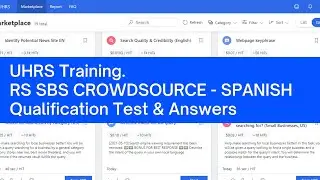 UHRS Training RS SBS CROWDSOURCE - SPANISH Qualification Test.UHRS Hitapp TRICKS EARN MONEY on UHRS