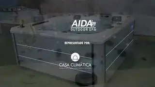 AIDA OUTDOOR SPA Playa - mini piscina hidromasaja para jard&iacute;n