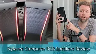 🔥 Nylavee RGB Computer Speakers Review – Best Budget Gaming Speakers? 🎶💻