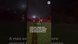 California firefighters rescue two from fast-moving creek | USA TODAY