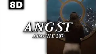 8D AUDIO | Apache 207 - ANGST [LYRICS]