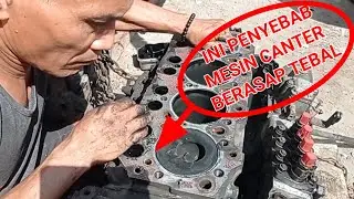 PENYEBAB & CARA MENGATASI MESIN CANTER 125 Ps BERASAP PUTIH TEBAL  @syaifulmontir8351