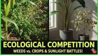  Ecological competition - weeds with crops, or plants competing for sunlight.🌳🌿💦