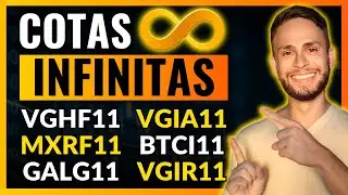 COMO GERAR COTAS INFINITAS COM FUNDOS IMOBILIARIOS: VGHF11 MXRF11 BTCI11 GALG11 VGIA11 VGIR11 VSLH11