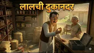 लालची दुकानदार का अंत 😱 | Heart Touching Moral Story #cartoon #kidsstory #moralstories #viral
