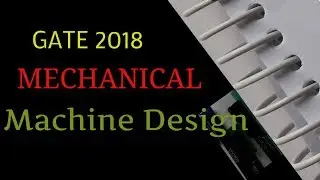 GATE 2018 Mechanical Answer key Machine Design Ball Bearing