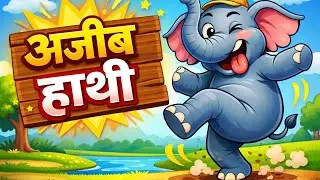 अजीब चाल वाला हाथी 🐘😂 | Funny Elephant Cartoon | Kids Cartoon Video | Cartoon Rhymes Hindi
