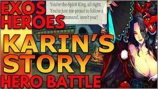 KARIN'S STORY | HERO BATTLE | HARD MODE | EXOS HEROES