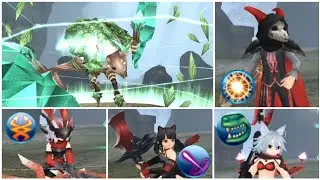 Toram - Damage Test (Cf Bow, Burst Mage, Dark Paladin, DT Halberd)