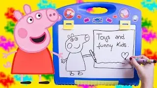 Peppa Pig Table Top Easel Chalkboard - Peppa Pig Toys