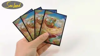 Customized small-batch gold-embossed UV plastic game card blind bag