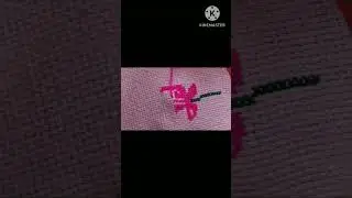 New And Very Easy Hand Embroidery Cross Stitch Design Of A Lotus |Handicraft House