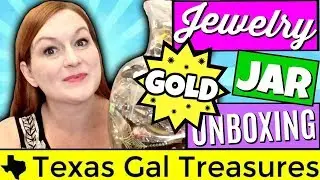 Goodwill Jewelry Jar Unboxing 2018 - GOLD Jewelry Haul to Resell Ebay & Etsy - Jewelry Jar Opening