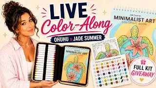 🔴 LIVE Color-Along: Ohuhu x Jade Summer Collab + Full Kit Giveaway