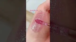 Catrice Diamond Glaze lip gloss 030 Less Bitter More Glitter swatch 💎 #makeup #beauty #trending