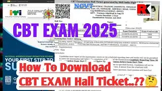 CBT EXAM Hall Ticket DOWNLOAD | SIDH Portal | NCVT | ITI | #RKTechnicalSkills #cbt #skillindia #SIDH