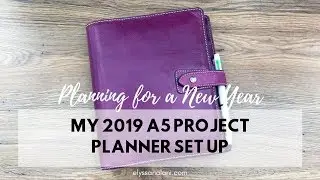 2019 A5 FILOFAX MALDEN PROJECT PLANNER SET UP
