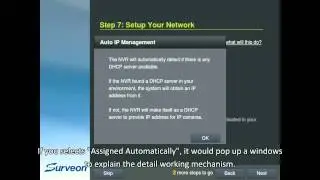Surveon NVR3000 Linux Embedded RAID NVR - Installation Wizard