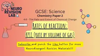 C4.6 Rates of Reaction: Required Practical 11 (Rate By volume of Gas)