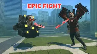 EPIC BATTLE: SPEAKERMAN TITAN UPGRADE VS GMAN SHIELD |garry'smod