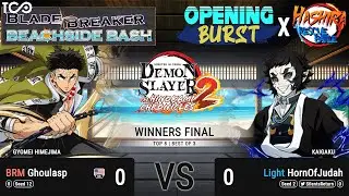 Winners Finals LT HornOfJudah v BRM Ghoulasp -Opening Burst 2025- Demon Slayer Hinokami Chronicles 2