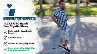 JACKSHIBO Slip-On Flexible Sole Walking Shoes - Review