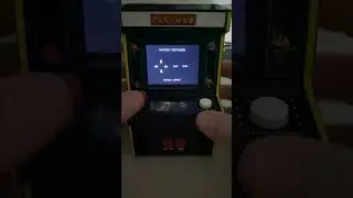 Pac-Man Basic Fun Mini Arcade - Factory Test Mode