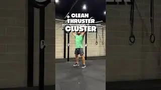 Thruster vs Clusters #crossfit #weightlifting #thrusters