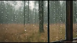 Relaxing sound of Autumn rain on Window | Cozy Autumn: rainy ambience | Fall into a deep sleep | 8H